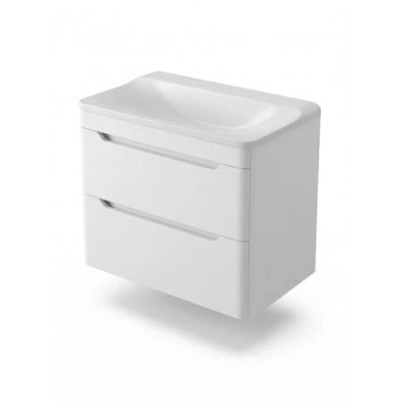 Подвесная тумба с раковиной Uperwood Ocean KOcean80w 80 см белая