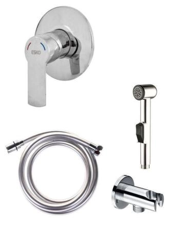 Набор с гигиеническим душем ESKO SHS 4 in1 хром