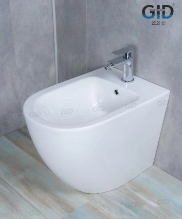 Биде Gid BDN-36 56 см напольное белый