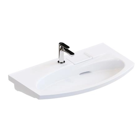 Раковина Kerama Marazzi RIVA РИВА RV.wb.80 мебельная с крепежом 80, белая глянцевая