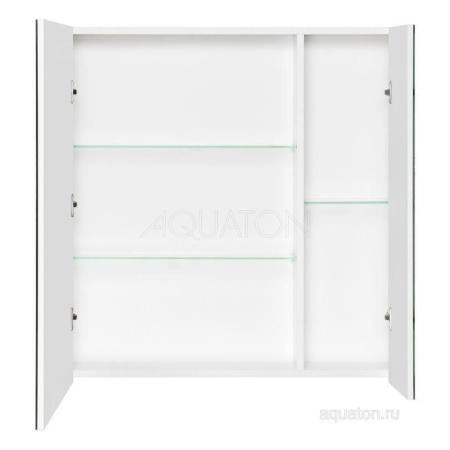 Зеркальный шкаф Aquaton Беверли 80 белый 1A237102BV010