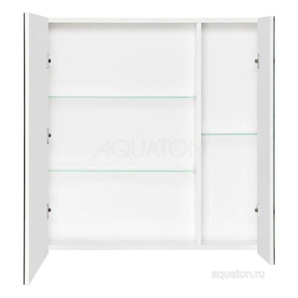 Зеркальный шкаф Aquaton Беверли 80 белый 1A237102BV010