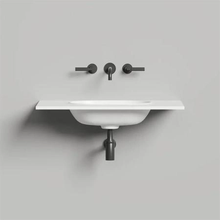 Salini Onda Plus Essentials Раковина 80х50х14см., подвесная, 1 отв., цвет: белый матовый