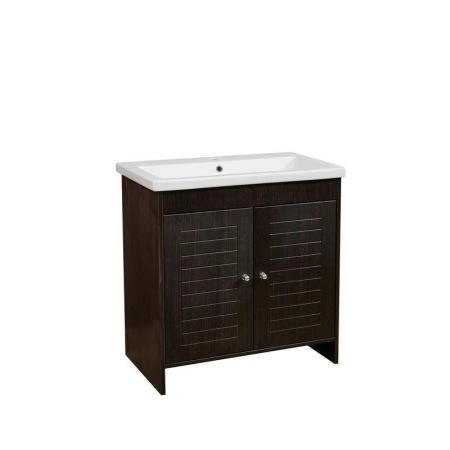 Тумба под умывальник Stella Polar Монтоне 80, венге, Сомо 80