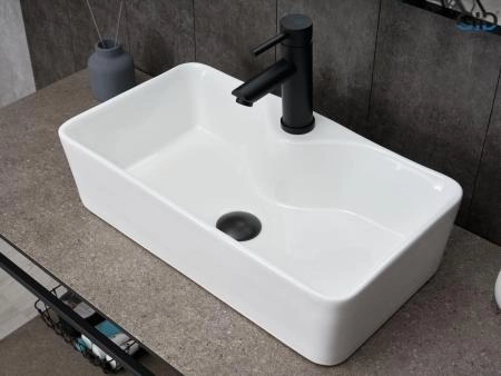 Раковина Gid N9092 55x31 на столешницу белая