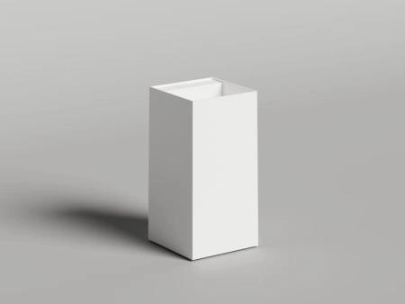 Раковина Salini ARMONIA SQUARE TOP 01  S-Sense глянцевая 45x45 130512G напольная