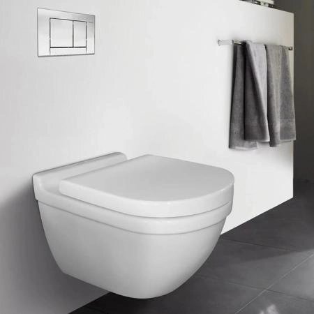 Duravit Starck 3 Унитаз подвесной безободковый, 540х360 мм, с сиденьем микролифт, цвет белый