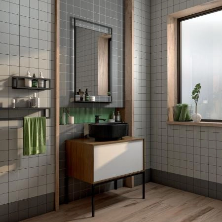 Тумба Kerama Marazzi ATOLLO АТОЛЛО AT.80\WHT.M напольная/подвесная с ящиком 80, белая матовая