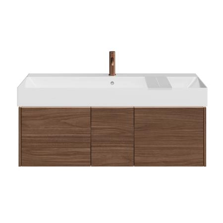 Тумба Kerama Marazzi GRANDE ГРАНДЕ GR.120.3\SNUT подвесная 120, 3 ящика, структурированный орех