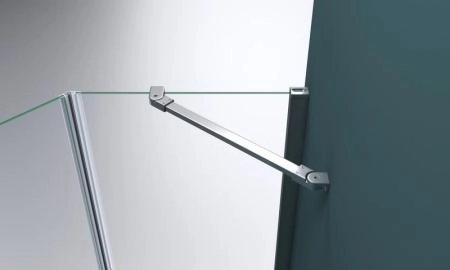 Душевой уголок BelBagno KRAFT 100x100 прозрачное стекло 6 мм профиль хром KRAFT-P-1-100-C-Cr-L