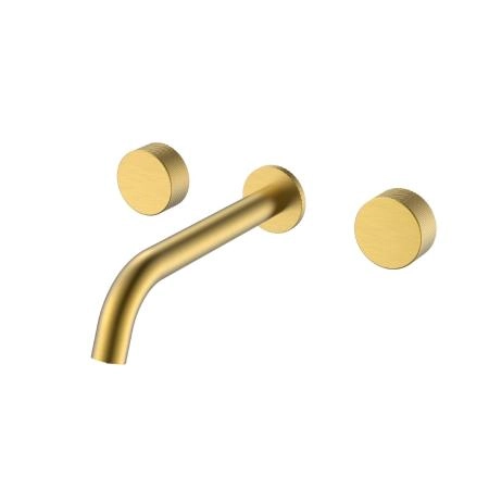 Смеситель из стены Boheme STICK SPIRALE на 3 отв. Matt Gold 152-2-MG.4