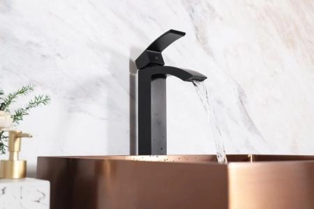 Смеситель Gid Victoria L120-BM-D для раковины Черный матовый