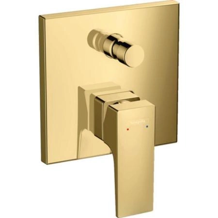 Смеситель Hansgrohe 32546990 Metropol для 2х потребителей (внешняя монтажная часть) полированное золото