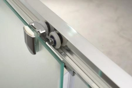 Душевой уголок BelBagno UNIQUE 100-115x100 прозрачное стекло 5 мм профиль хром UNIQUE-AH-1-100/115-100-C-Cr