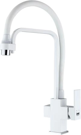 Смеситель для кухни ZORG Sanitary (ZR 341-8 YF WHITE) белый