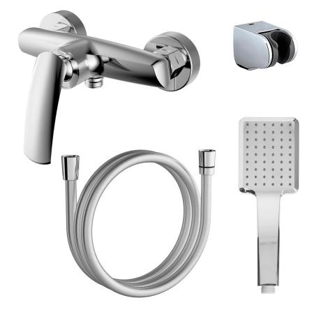 Смеситель для душа Azario REULEAUX с ручным душем, хром (AZ-VWF338296C)