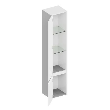 Пенал Kerama Marazzi CUBO КУБО CUB.165Lh\WHT.M подвесной левый 165, белый матовый