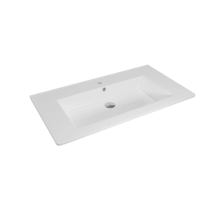 Тумба ASB-Mebel Белмонти 75 Ясень браш софт белый подвесная под умывальник Оскар 75