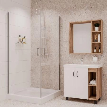 Душевой уголок Niagara Nova NG-6603-08 (90*90*190) квадрат, двери распашные