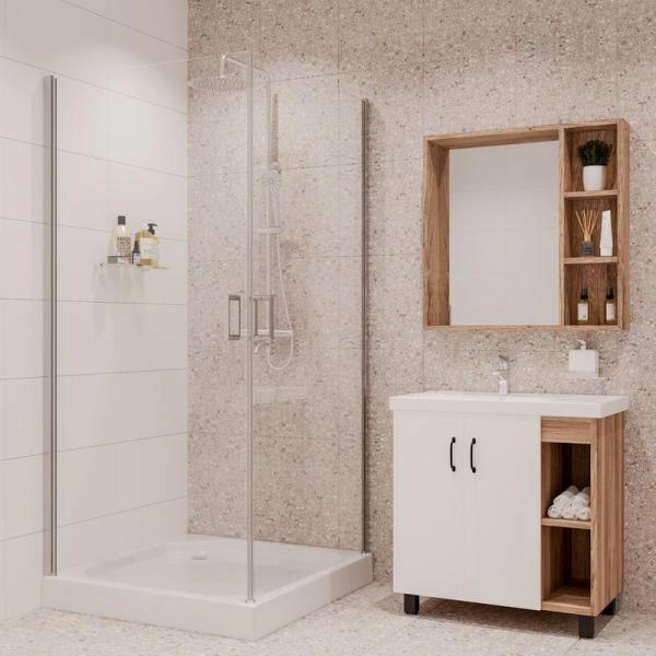 Душевой уголок Niagara Nova NG-6603-08 (90*90*190) квадрат, двери распашные