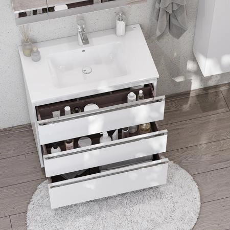 Roca The Gap Раковина подвесная 80.5х46х16см, с 1 отв., цвет: белый