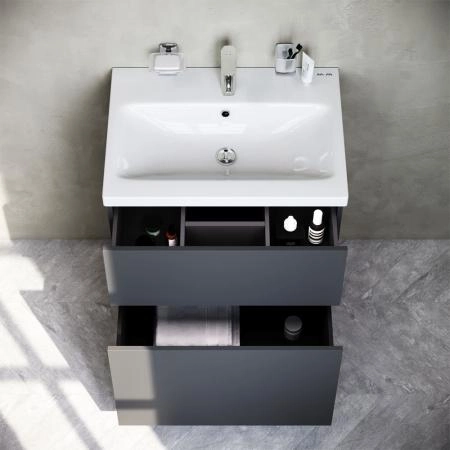 Тумба под раковину напольная AM.PM GEM M90FSX06022GM32 графит матовый