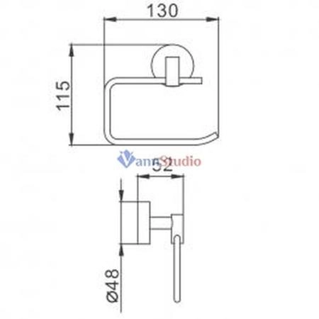 F1703-3 Бумагодержатель Frap