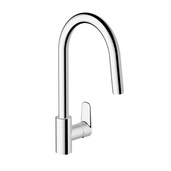 Смеситель VitrA Flow Soft  A43445EXP с поворотным изливом однорычажный хром латунь