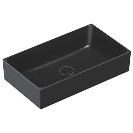 Catalano Premium Раковина 60x35см накладная, без отв., цвет: черный матовый