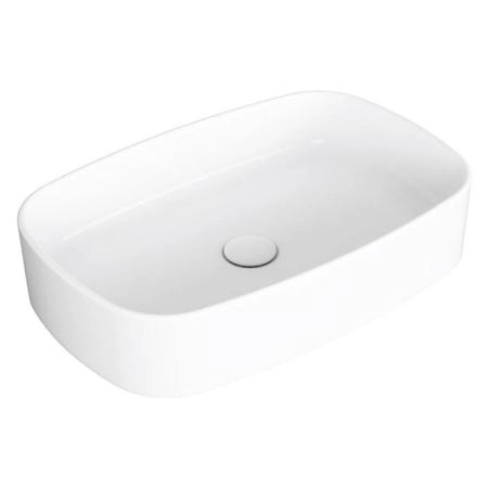 SIMAS Foriu Раковина прямоугольная накладная 60x40x13 см, без отв под смеситель, цвет: белый