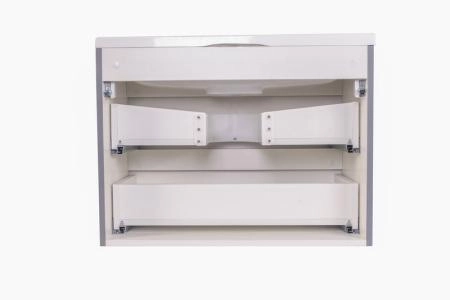 Тумба подвесная Style Line Бергамо мини 70 (2 ящ.) Люкс антискрейтч серый, PLUS