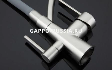 Смеситель Gappo G4398 для кухни, сатин