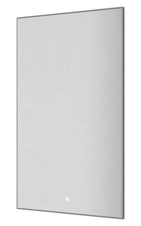 Вертикальное Зеркало Boheme мет. рама, подсв., сенсор, антизапотевание, 100*60, CHROME 569-CR