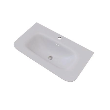 Раковина KNOTLOR ЦВЕТЕНИЕ FWB310800WY, встраиваемая матовый белый, 80 см