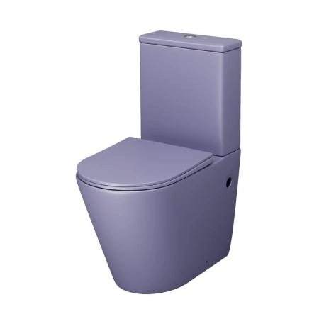Унитаз Grossman GR-4480LIMS Color (620*365*810) ФИОЛЕТОВЫЙ МАТОВЫЙ напольный Безободковый