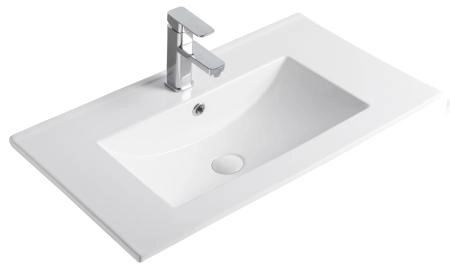 Раковина Gid NYJ803-60 61x40 встраиваемая сверху белая
