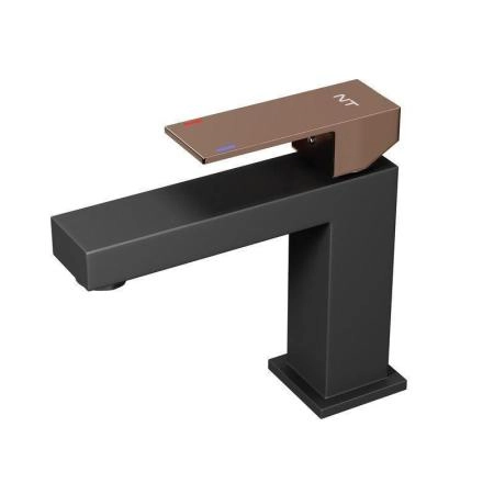 Смеситель NT BAGNO NT9001BG ADIGO BG для раковины черный матовый