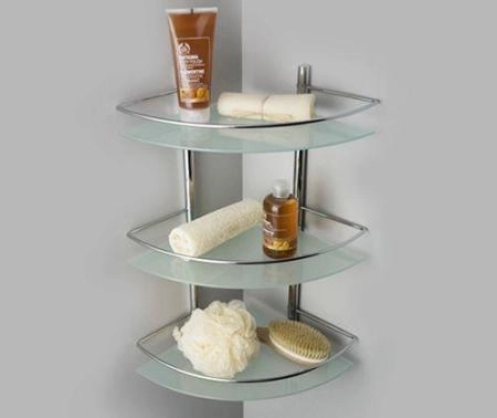 Этажерка настенная WasserKraft K-3133 31 см хром