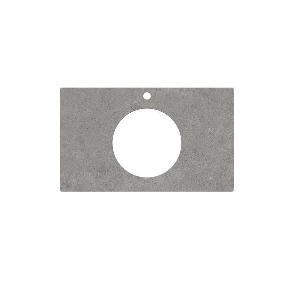 Столешница Kerama Marazzi PLAZA ПЛАЗА PL5.DL500920R\80 Столешница из керамогранита Фондамента 80, серая
