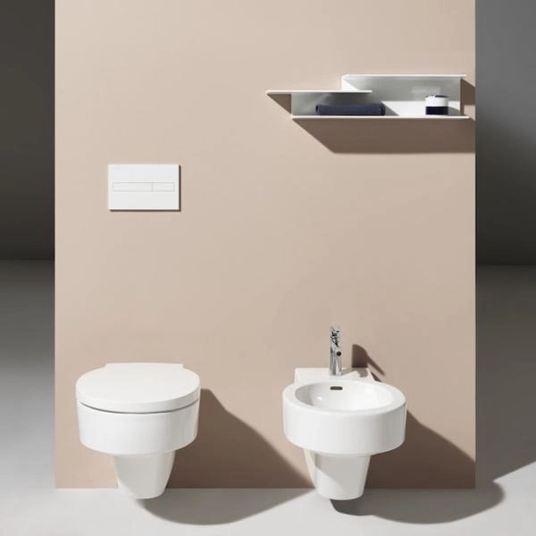 Laufen VAL Биде подвесное 530x390x430мм с 1 отв. под смеситель, без боковых отв, цвет: белый