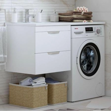 Тумба под раковину Corozo Алиот 120, 2 ящ. подвесная