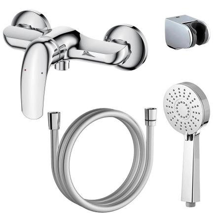 Смеситель для душа AZARIO TAVIRA с ручным душем, хром (AZ-WKE33361C)