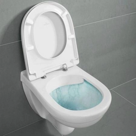 Унитаз Villeroy&Boch O.NOVO 5688H101 (56881001+9M38S101) подвесной с сиденьем