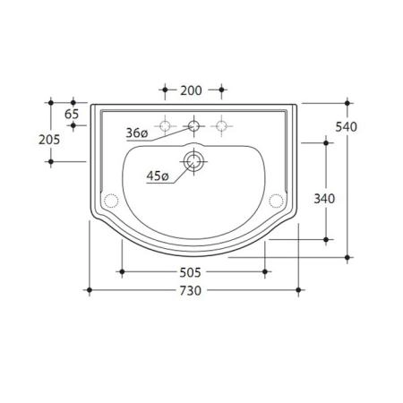 KERASAN Retro Колонна под умывальники 55/69/73см, цвет: черный  глянцевый