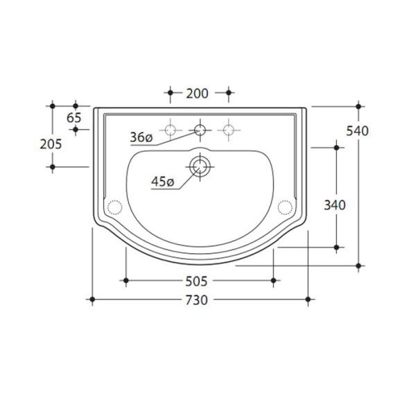 KERASAN Retro Колонна под умывальники 55/69/73см, цвет: черный  глянцевый
