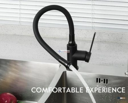 Смеситель для кухни Frap F4067-6 черный