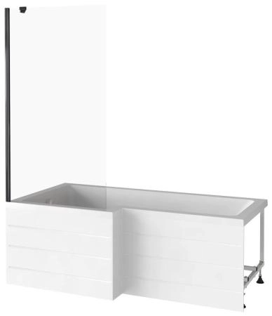 Шторка для ванны GOOD DOOR SCREEN BS-80-C-В неподвижная 5 мм 80 прозрачное