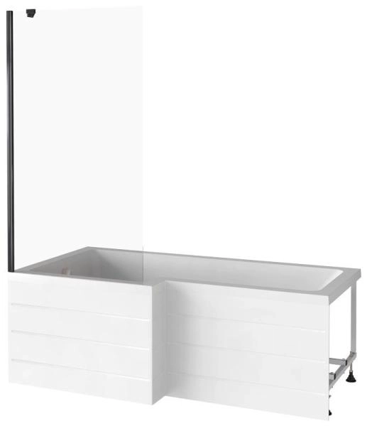 Шторка для ванны GOOD DOOR SCREEN BS-80-C-В неподвижная 5 мм 80 прозрачное