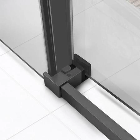 Душевая дверь Vincea Slim Soft VDS-1SS110CLGM, 1100, вороненая сталь, стекло прозрачное