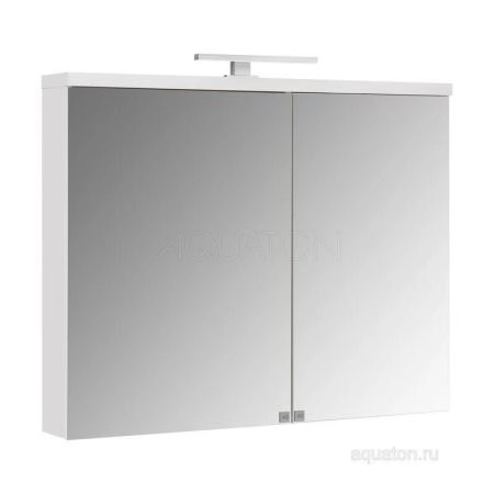 Зеркальный шкаф Aquaton Брук 100 белый 1A200702BC010